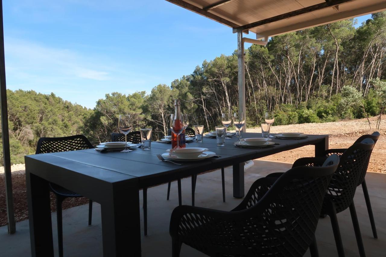 Villa Robinson Olive Tree Huts Čara Exterior foto